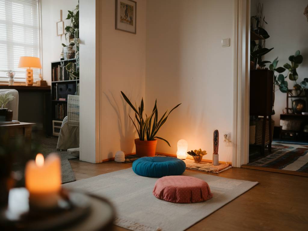 « Créer un coin méditation chez soi : astuces pour un espace zen et apaisant »